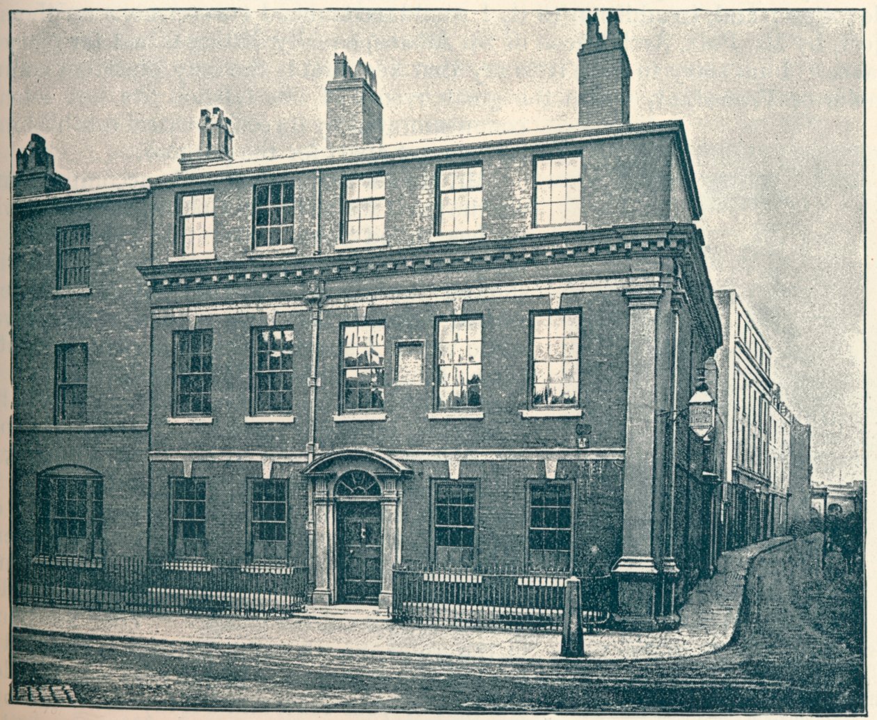 Edmund Hectors Haus: Der Alte Platz, Birmingham, 1907 von Unbekannt