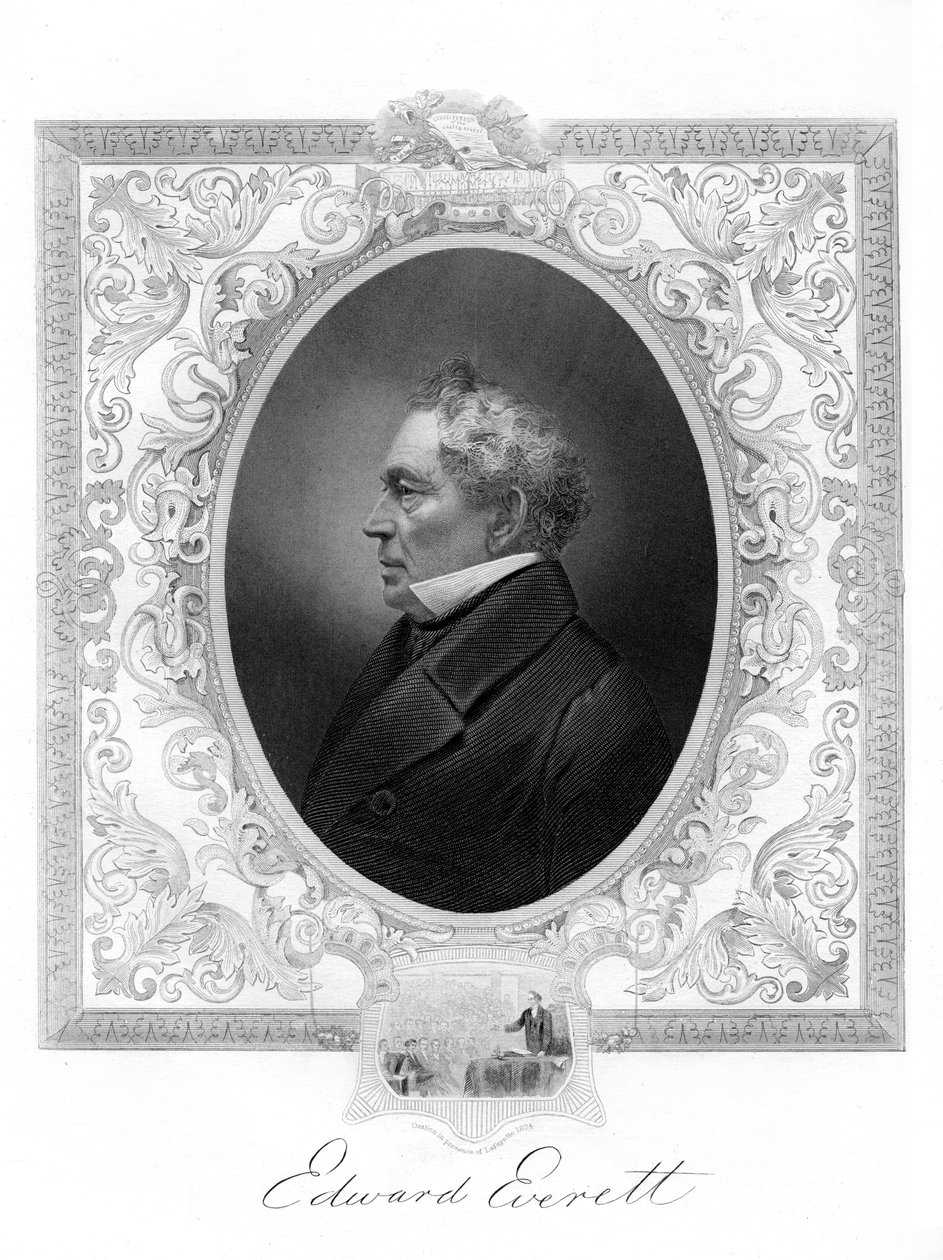 Edward Everett, amerikanischer Politiker der Whig-Partei aus Massachusetts, 1862-1867 von Unbekannt