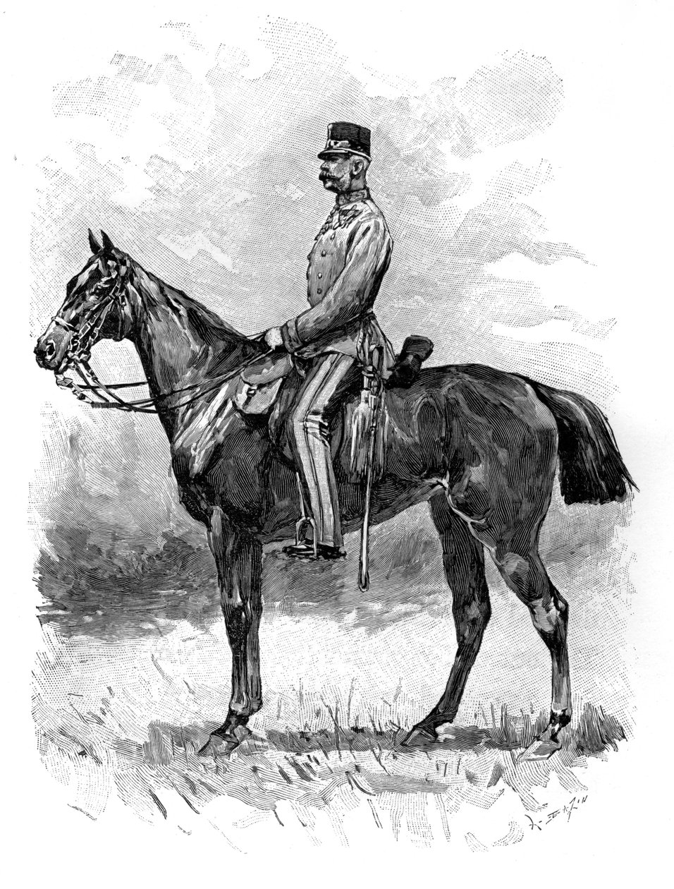 Kaiser Franz Josef von Österreich, 1892 von Unbekannt