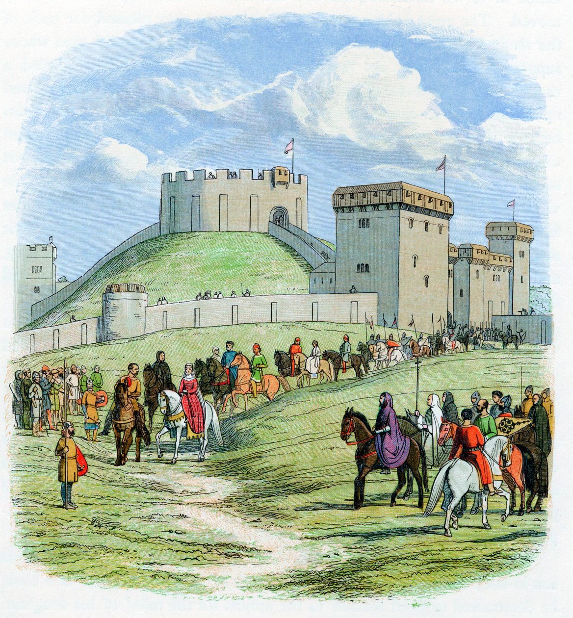 Kaiserin Matilda, Tochter und enterbte Erbin von Heinrich I. von England, um 1860 von Unbekannt