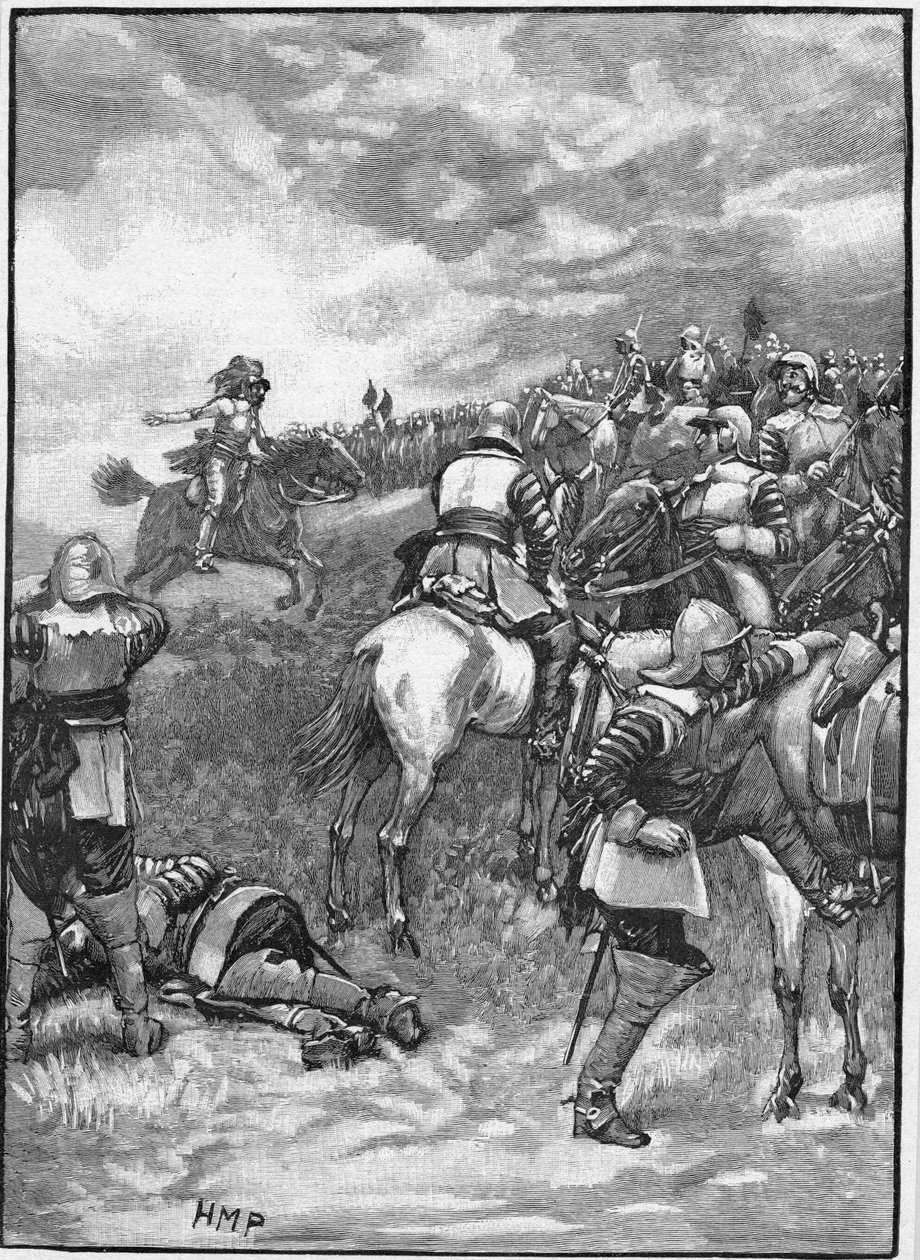 Englische Bürgerkriege: Schlacht von Naseby, Northamptonshire, 14. Juni 1645 von Unbekannt