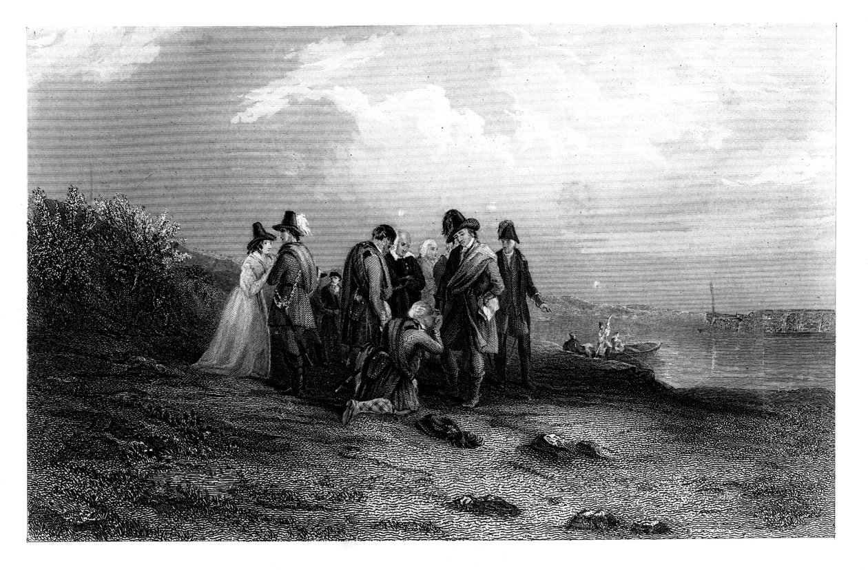 Flucht von Prinz Charles, 18. Jahrhundert, ca. 1860 von Unbekannt