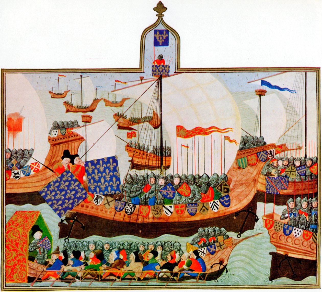 Expedition zur Konfrontation afrikanischer Korsaren, 1390 von Unbekannt