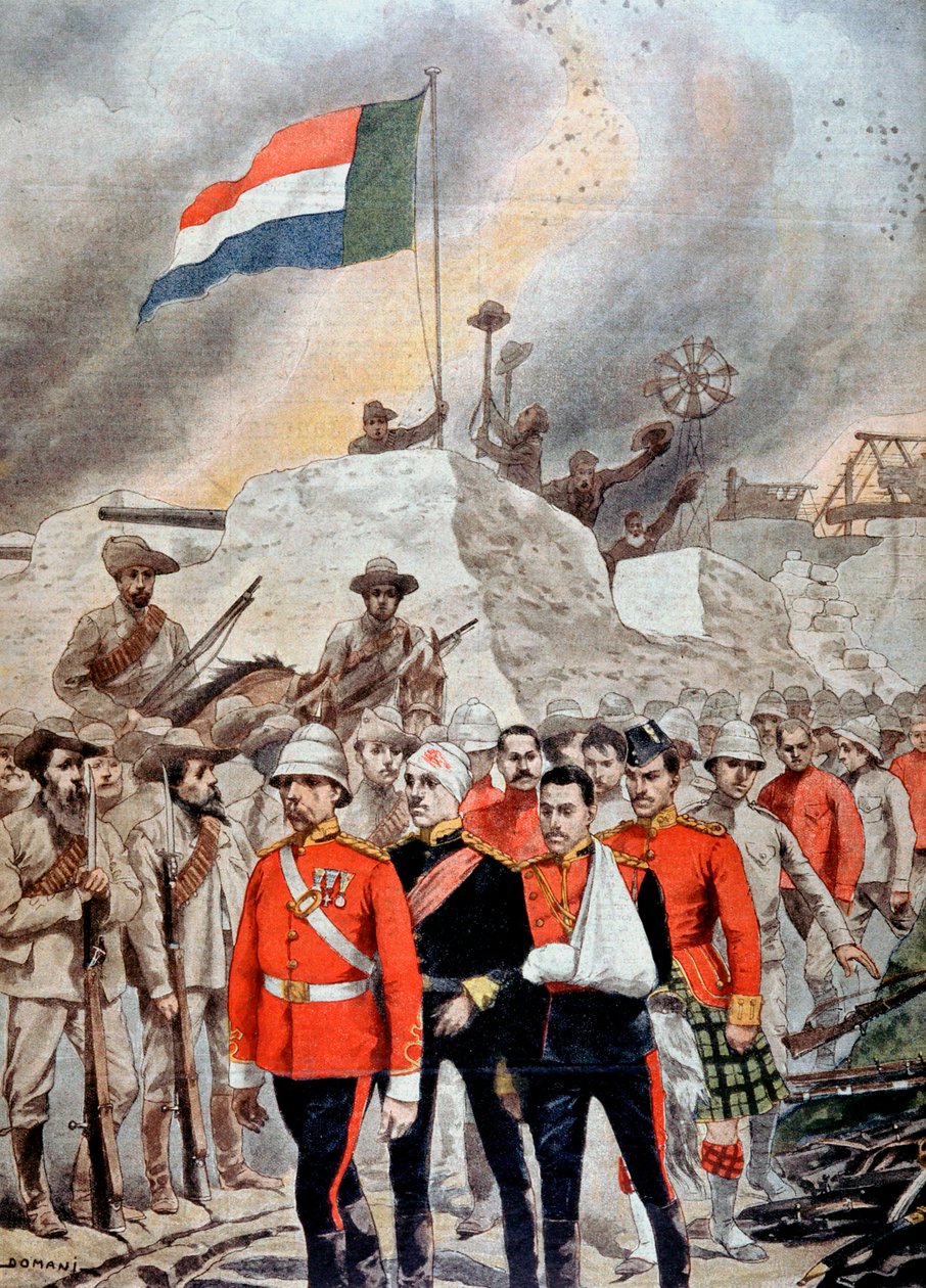 Fall der britischen Garnison in Jamestown, Südafrika, Burenkrieg, 1901 von Unbekannt