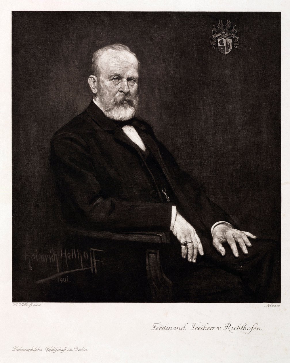 Ferdinand von Richthofen, deutscher Geograph und Geologe, ca. 1900 von Unbekannt