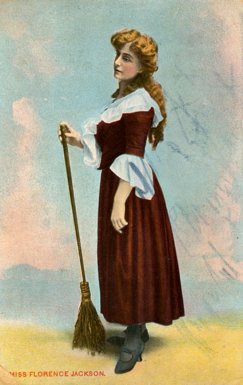 Florence Jackson, britische Schauspielerin, um 1908 von Unbekannt
