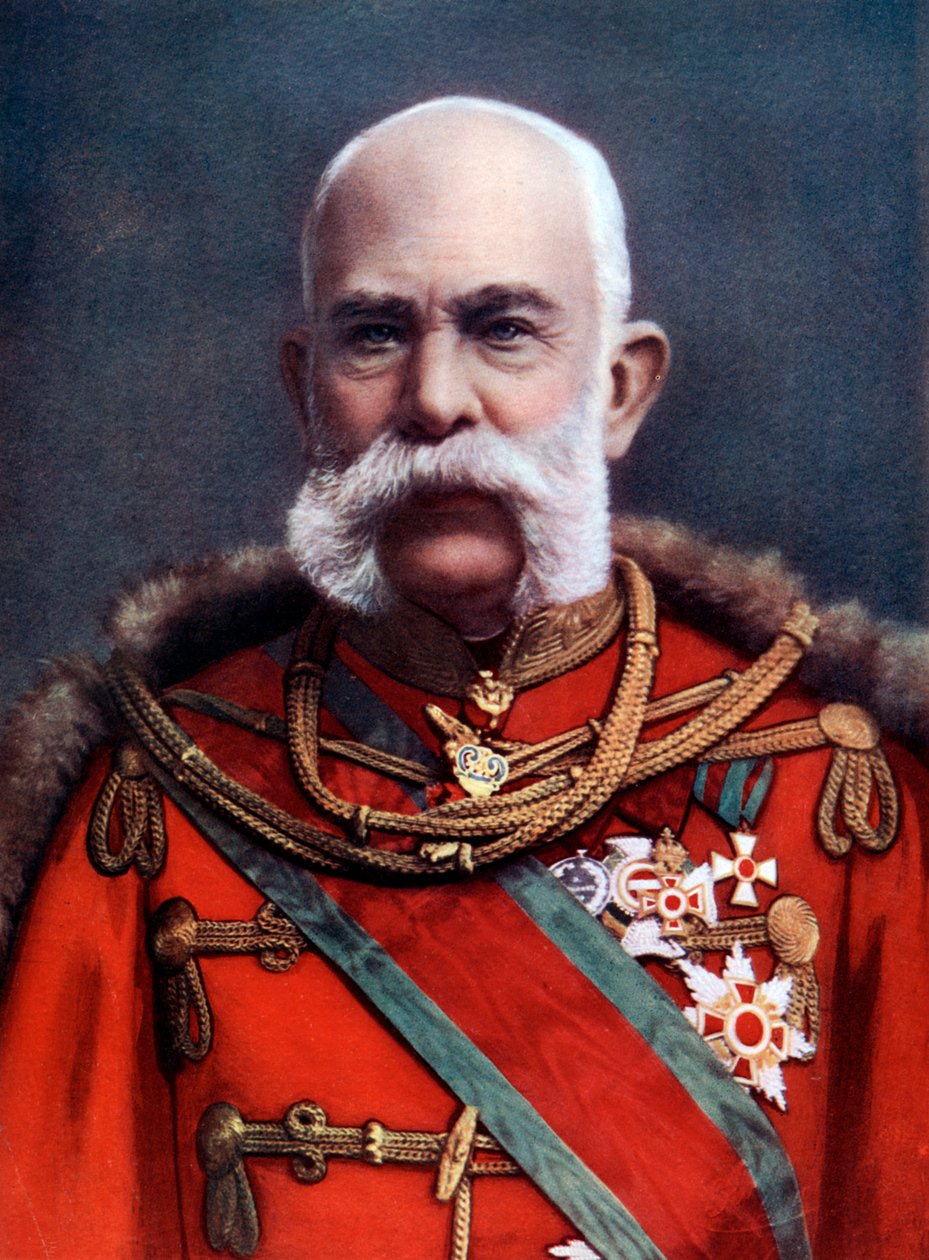 Franz Joseph I., Kaiser von Österreich und König von Ungarn, spätes 19. - frühes 20. Jahrhundert von Unbekannt