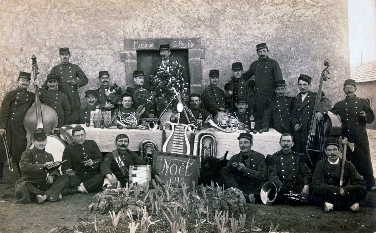 Weihnachten der französischen Fremdenlegion, Algerien, 1910 von Unbekannt