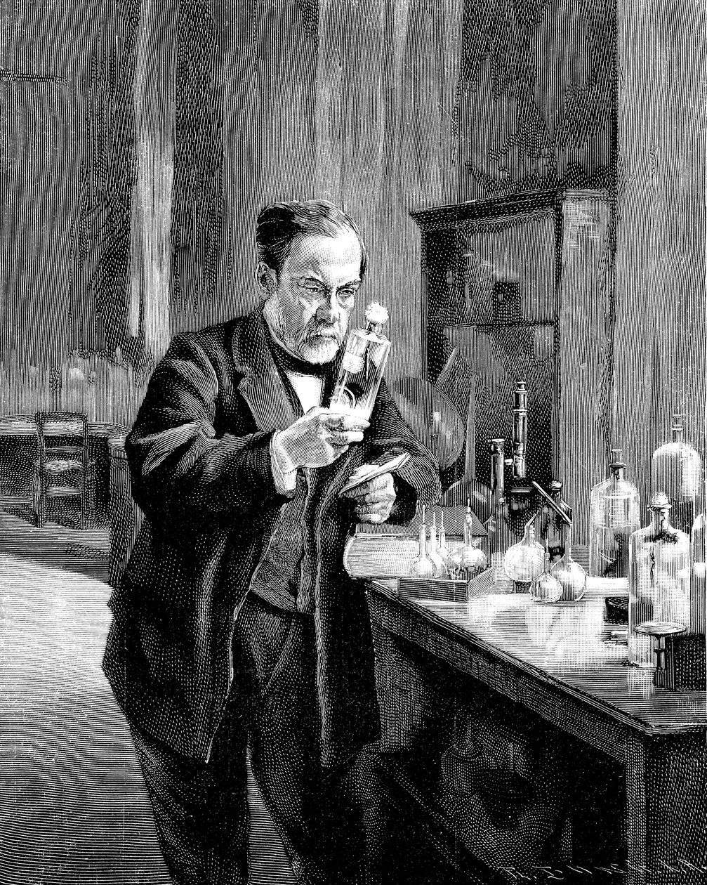 Französischer Chemiker und Mikrobiologe Louis Pasteur 1822-1895 von Unbekannt
