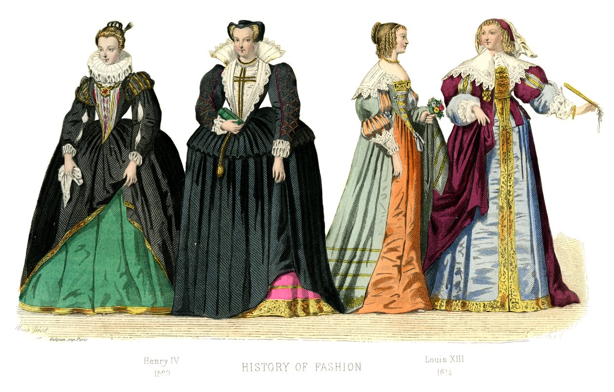 Französisches Kostüm: Heinrich IV., Ludwig XIII., 1882 von Unbekannt