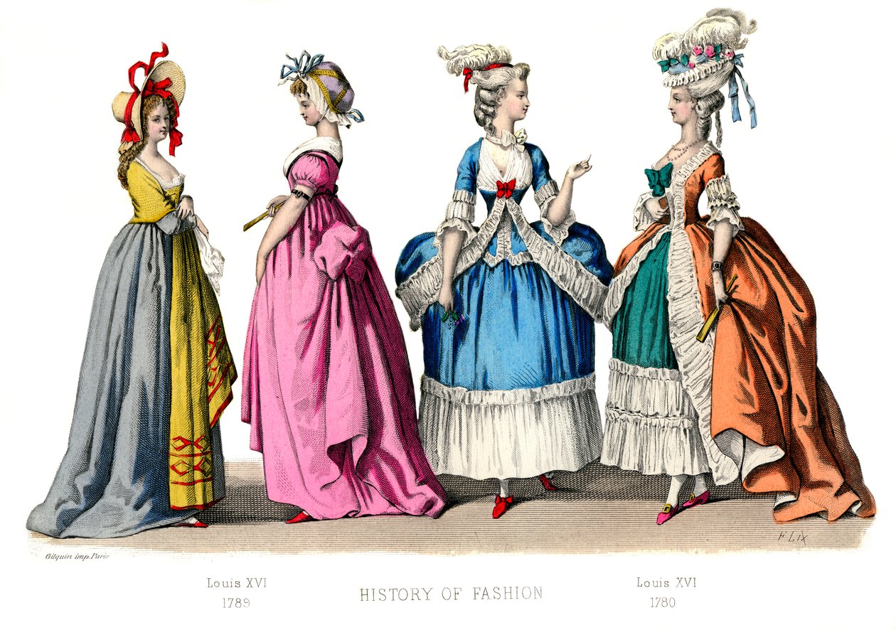 Französisches Kostüm: Louis XVI., 1882 von Unbekannt