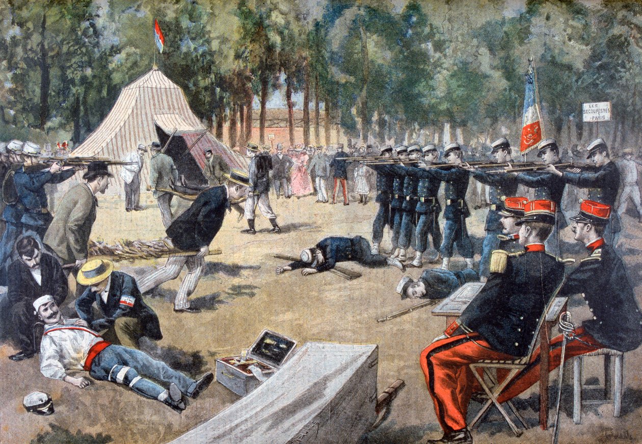 Französische Militärmanöver: Sanitäter von Unbekannt