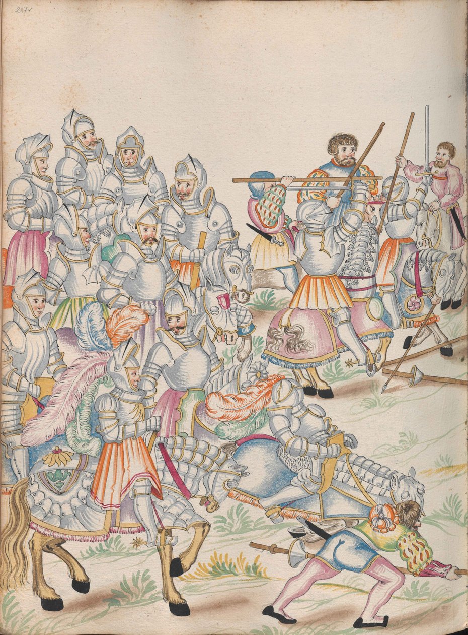 Aus Schemata varia artis athleticae et gladiatoriae (Diagramme verschiedener athletischer und gladiatorischer Künste) von Unbekannt