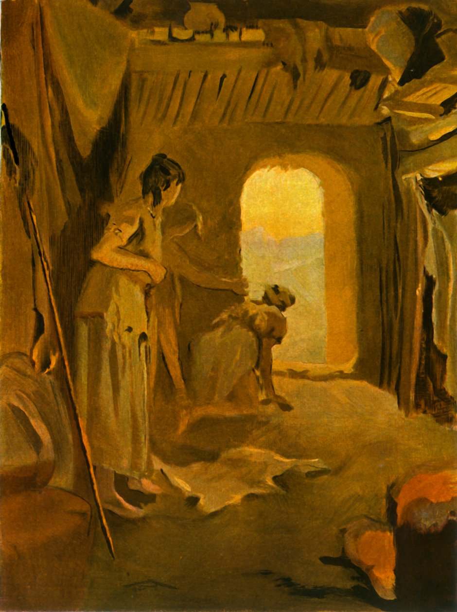 Gallische Frauen zur Zeit der römischen Invasion, 1900 von Unbekannt