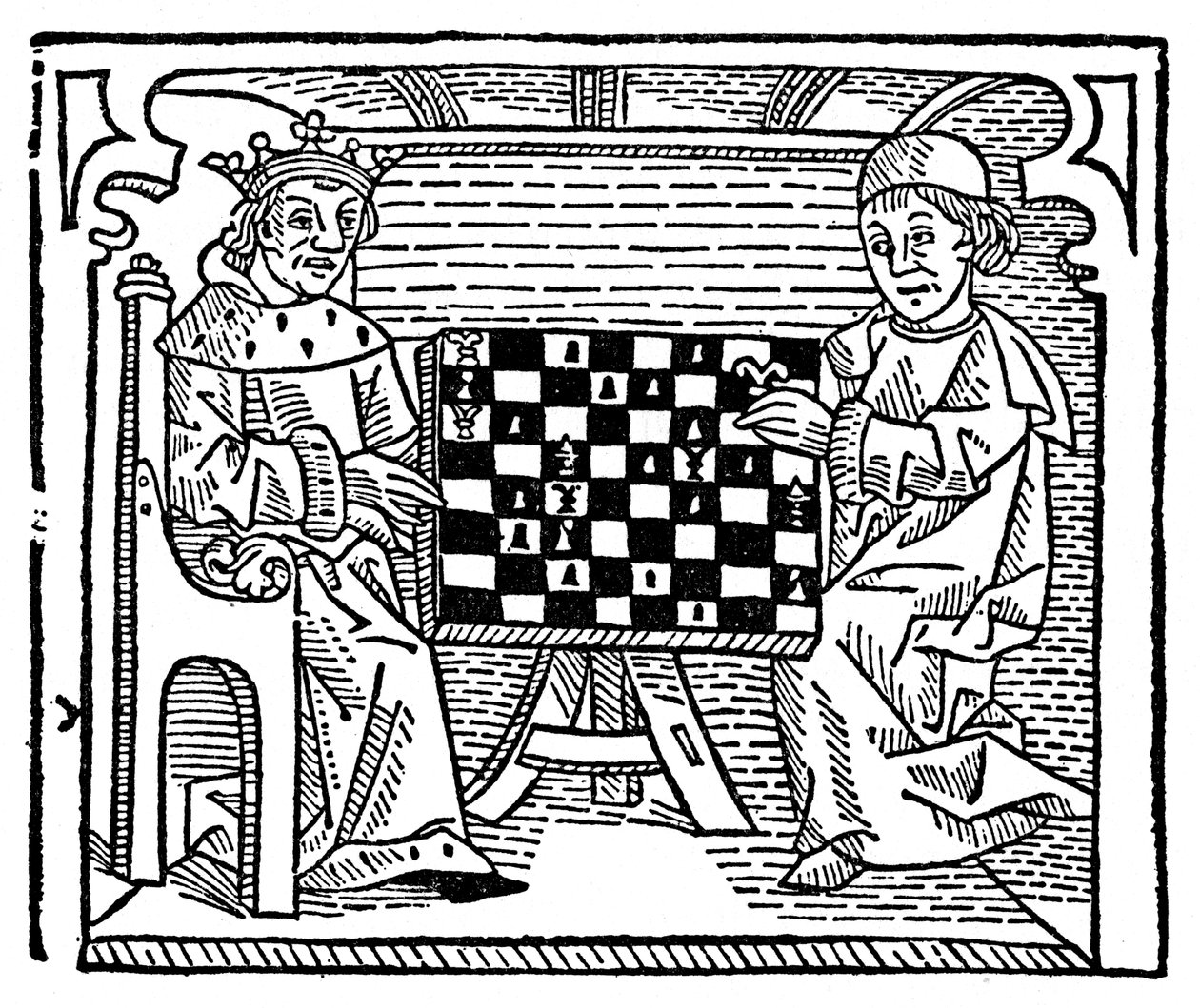 Spiel und Spiel des Schachs, 1474 von Unbekannt
