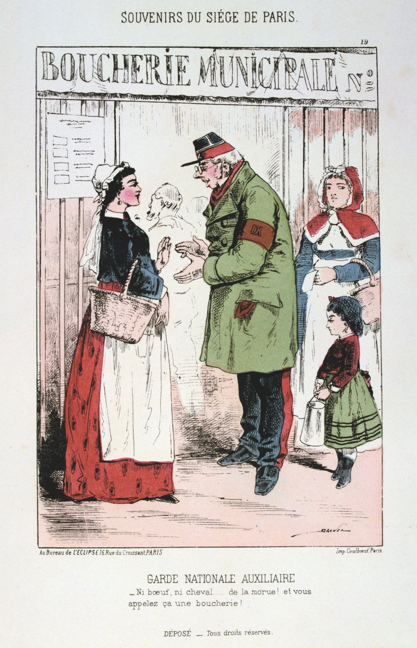 Garde Nationale Auxiliaire, Belagerung von Paris, Deutsch-Französischer Krieg, 1870-1871 von Unbekannt