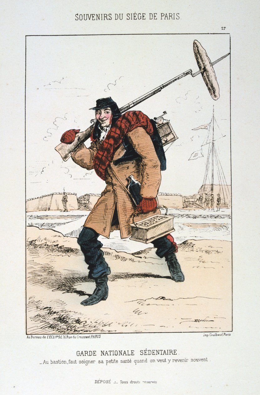 Garde Nationale Sedentaire, Belagerung von Paris, 1870-1871 von Unbekannt