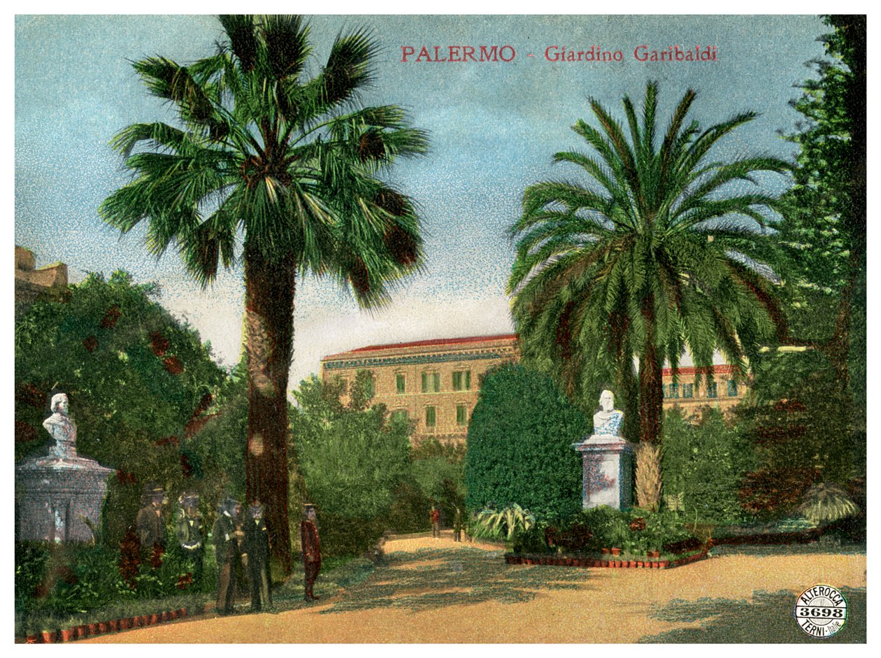 Garibaldi-Garten, Palermo, Sizilien, Italien, frühes 20. Jahrhundert von Unbekannt