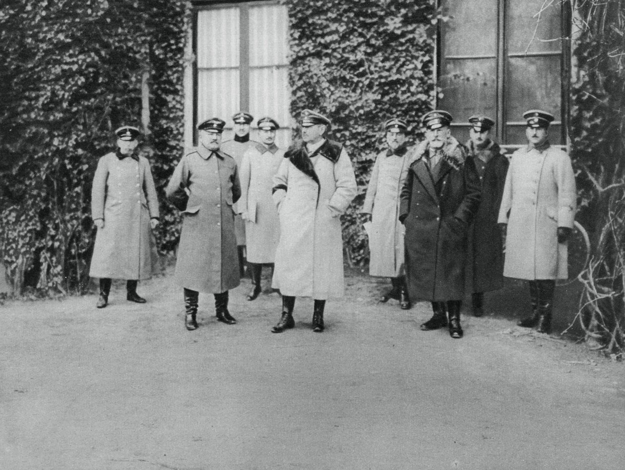 General Alexander von Kluck und andere Offiziere, Erster Weltkrieg, 1915 von Unbekannt