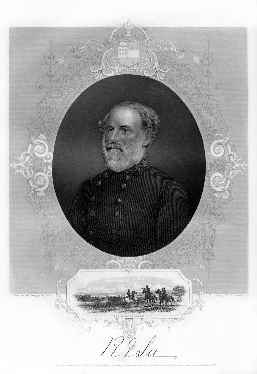 General Robert E. Lee, konföderierter General, 1862-1867 von Unbekannt