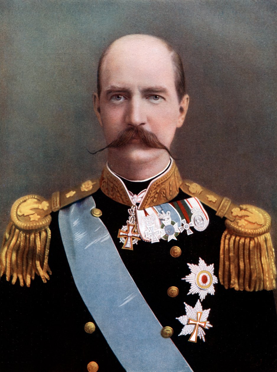 Georg I., König von Griechenland, spätes 19. - frühes 20. Jahrhundert von Unbekannt