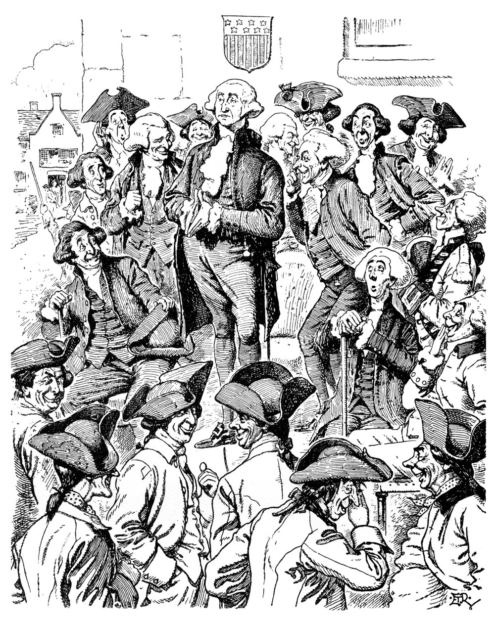 George Washington versucht zu lügen, 1901 von Unbekannt