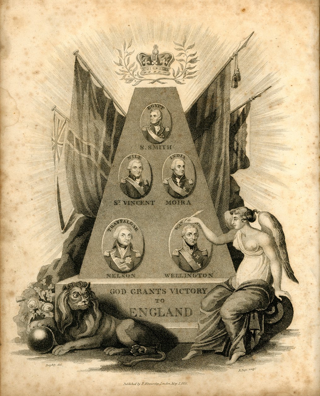 Gott gewährt England den Sieg, 1816 von Unbekannt