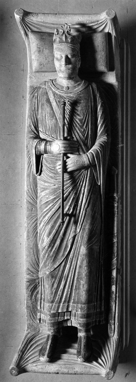 Gotische Kunst: Liegender König Heinrich II. von England (1133-1189) in der Abtei von Fontevrault (Fontevraud) (Maine et Loire) von Unbekannt