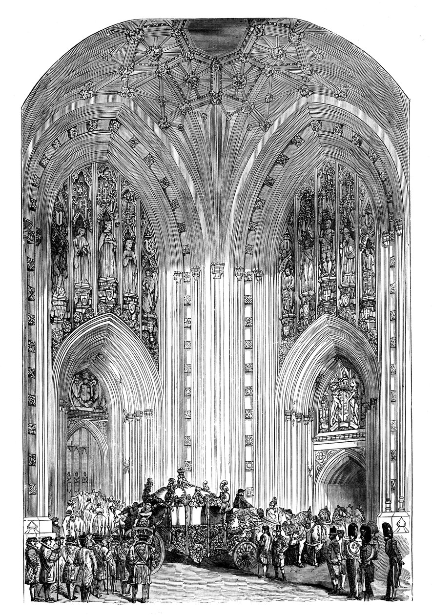 Großer Eingang, Westminster Palace, London, ca. 1888 von Unbekannt