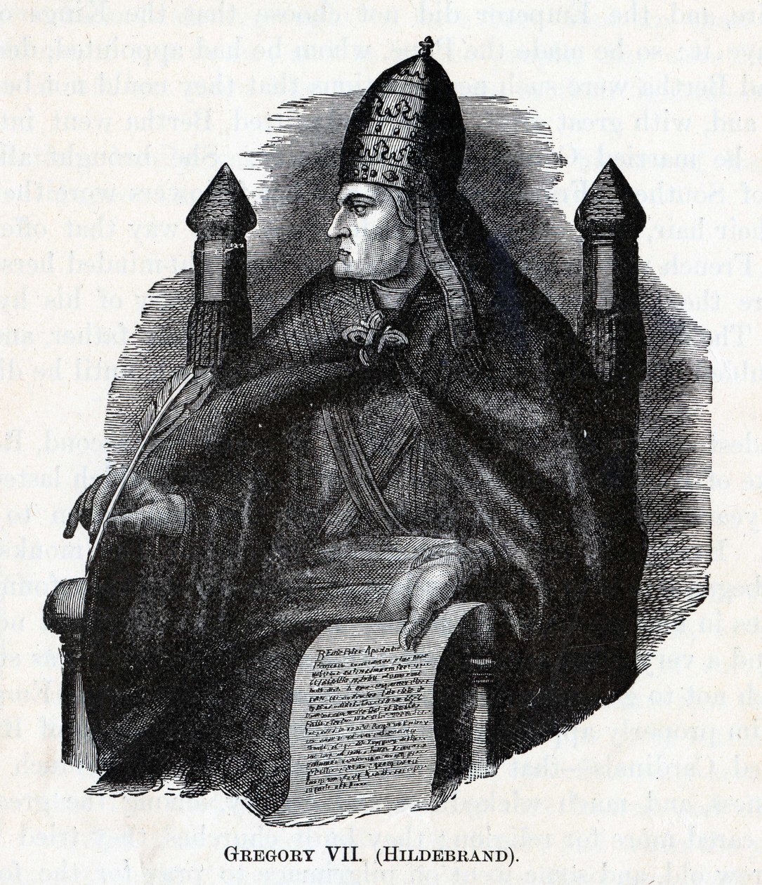 Gregor VII. Hildebrand, 1882 von Unbekannt