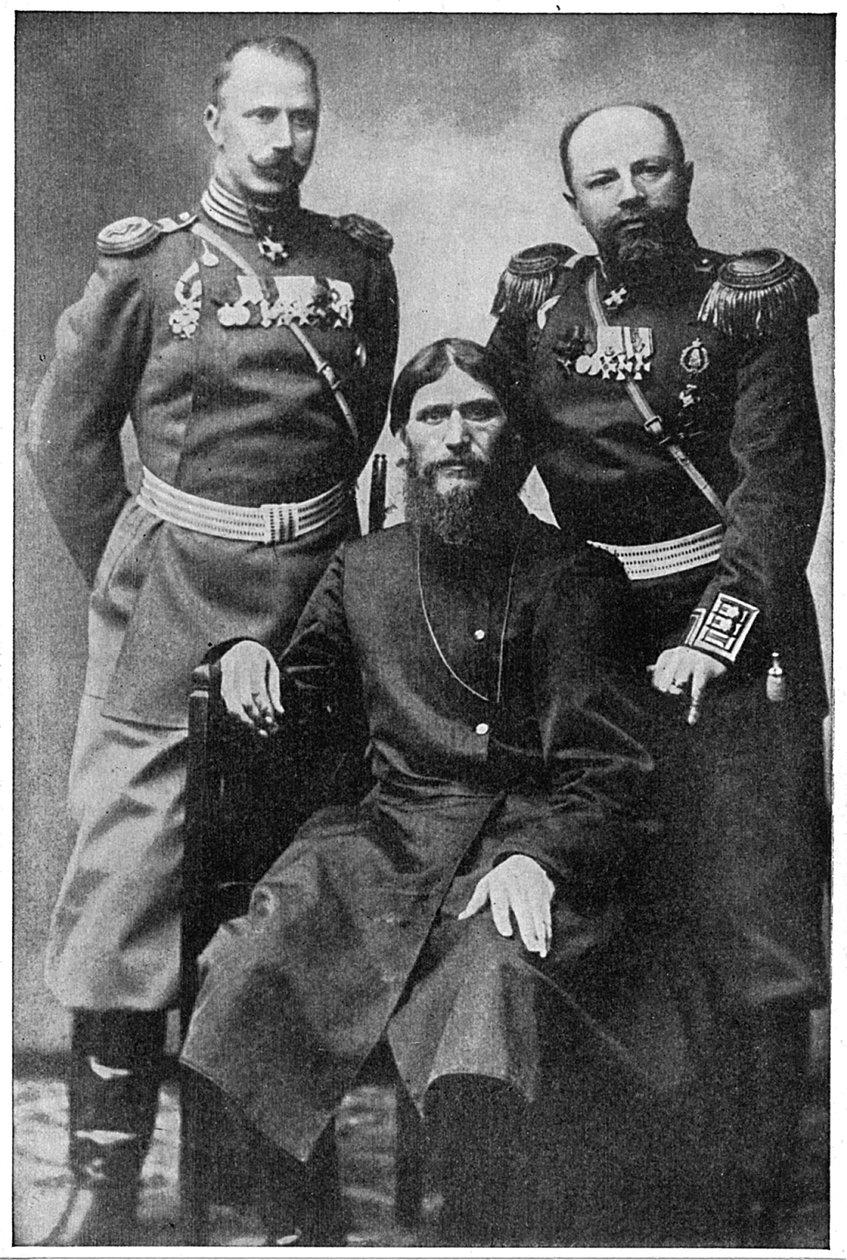 Grigorij Efimowitsch Rasputin, russischer Mystiker und Heiliger von Unbekannt