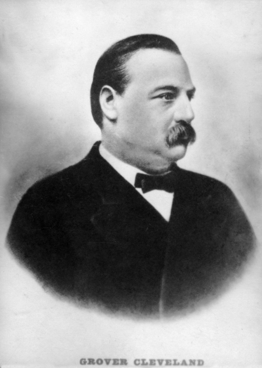 Grover Cleveland von Unbekannt: hochwertiger Kunstdruck
