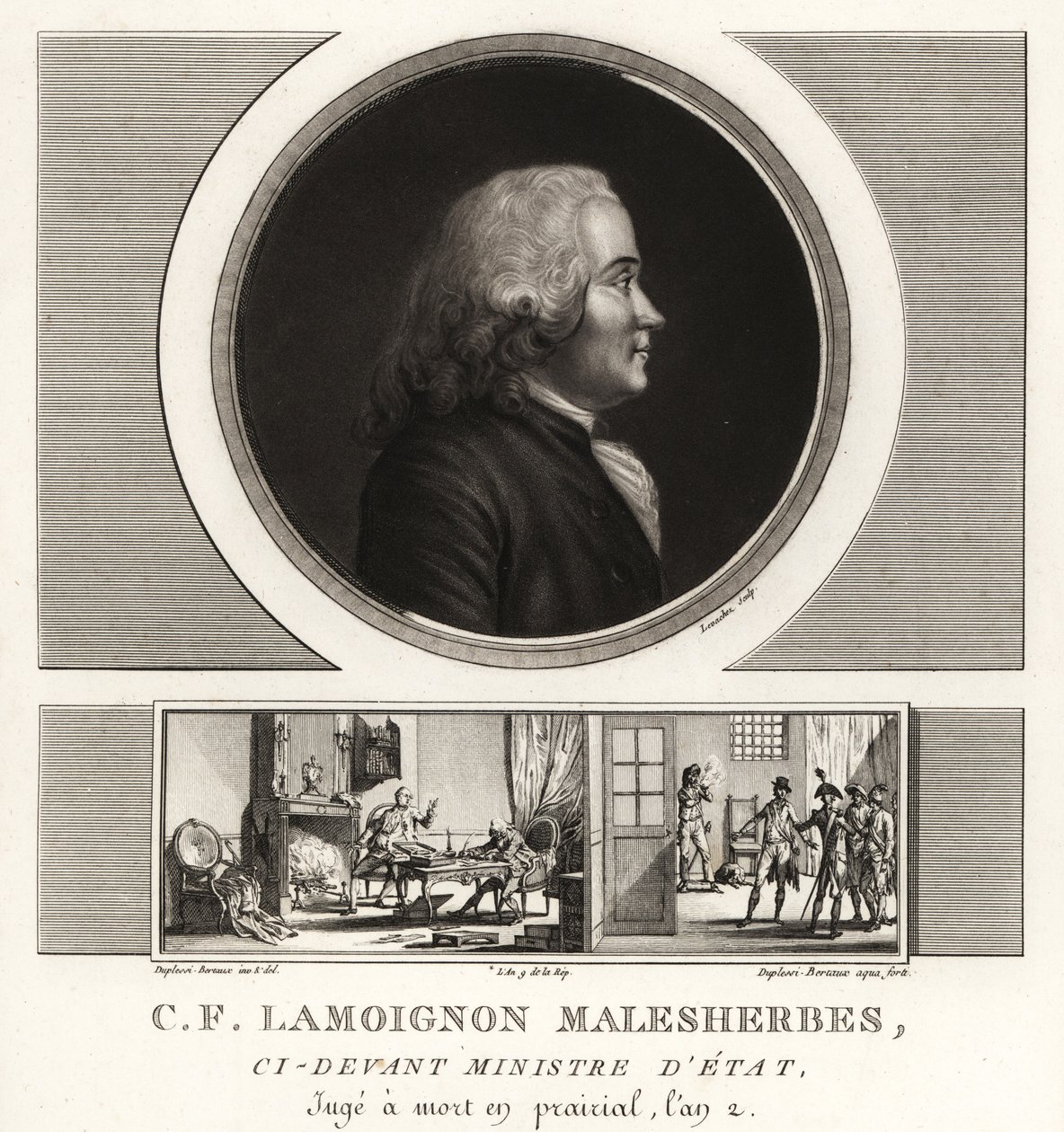 Guillaume-Chrétien de Lamoignon de Malesherbes, französischer Staatsmann, Ministre d
