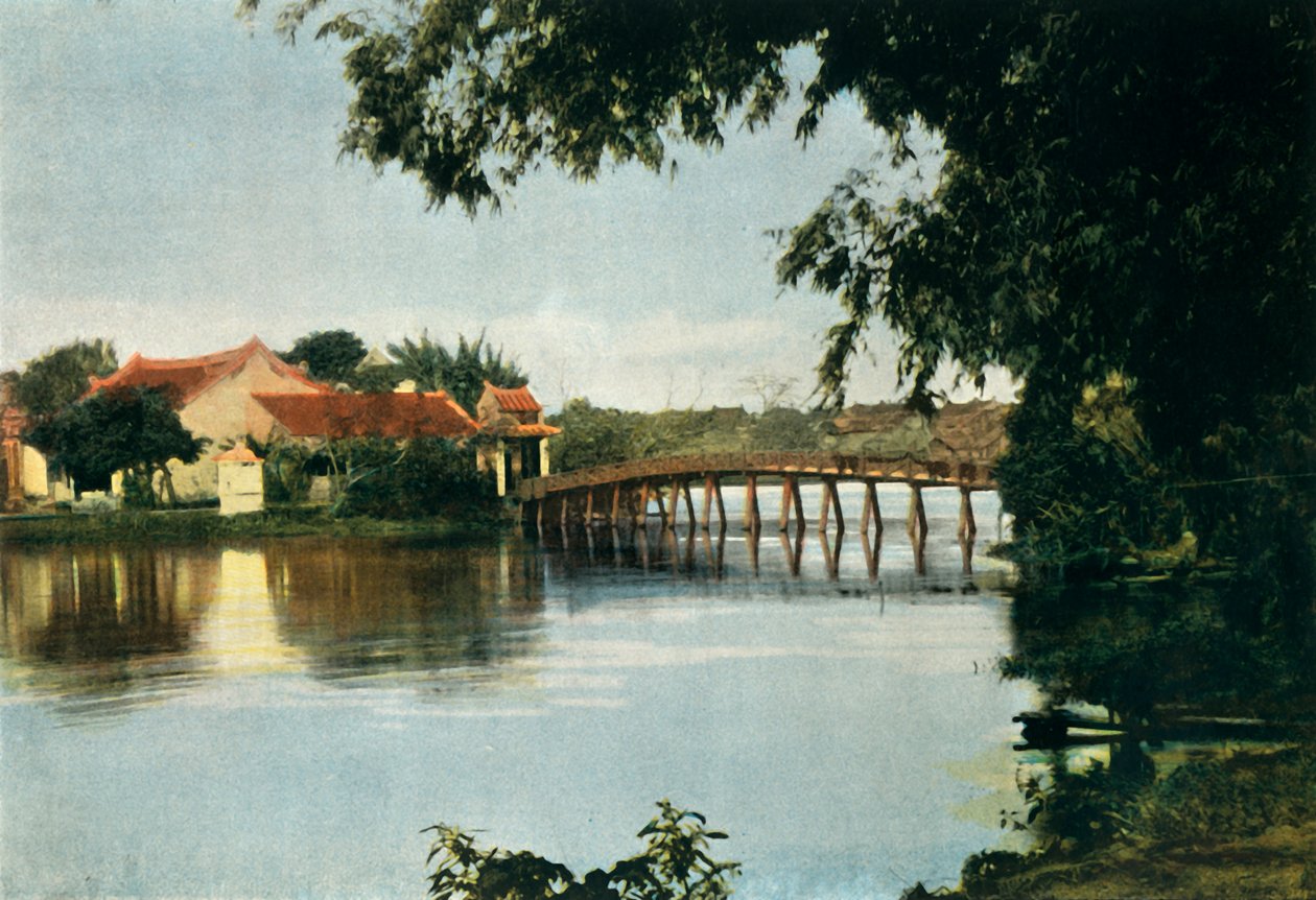 Hanoi. Le Petit Lac, Hanoi. Der Kleine See, 1900 von Unbekannt
