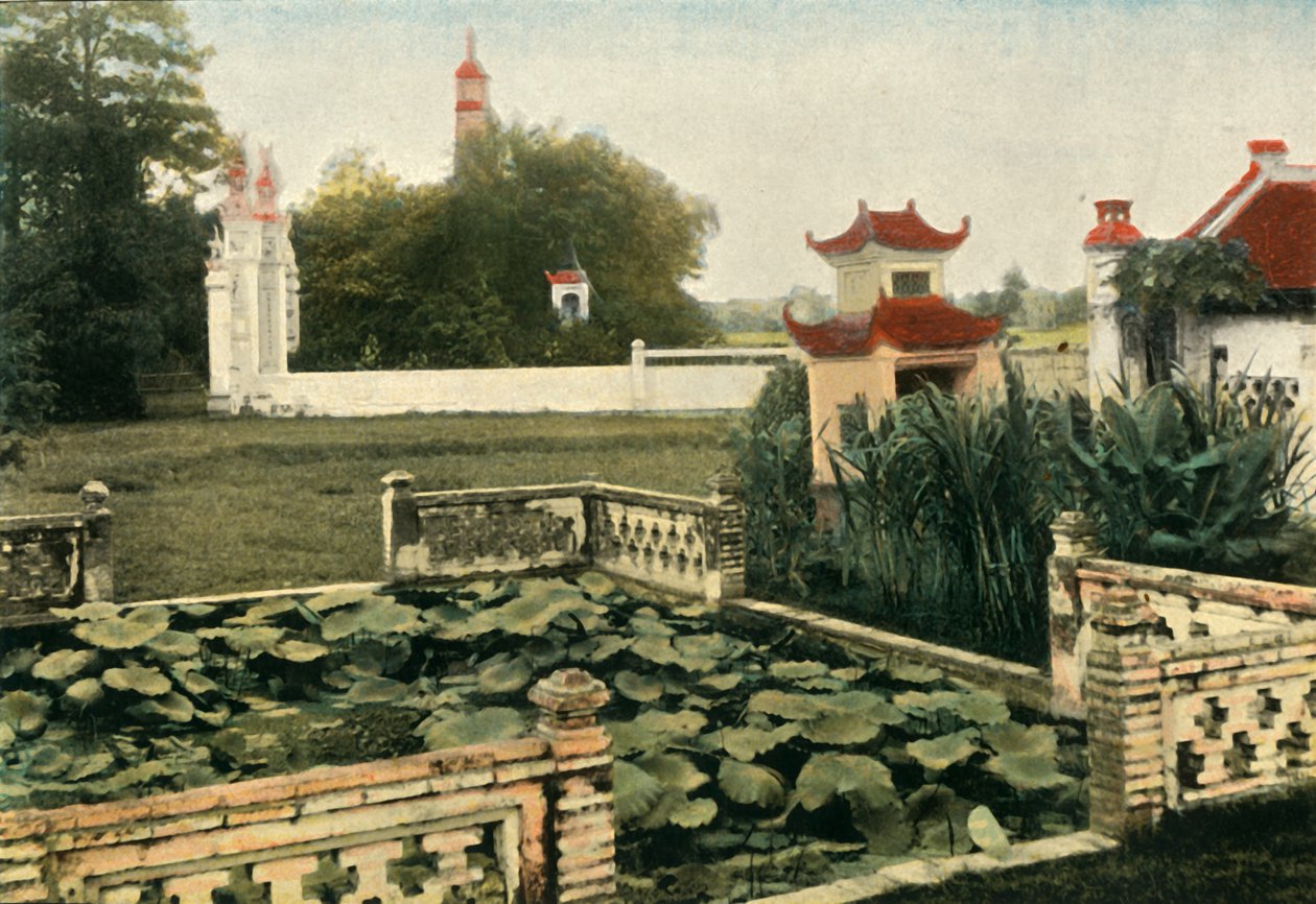 Hanoi. Pagode Du Pinceau, Hanoi. But Thap Pagode, 1900 von Unbekannt