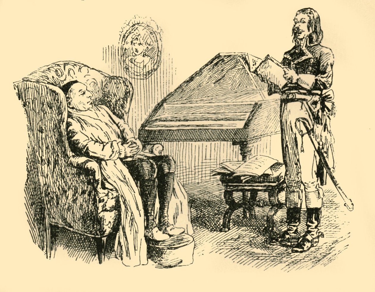 Haydns Augen füllten sich mit Tränen, 1907 von Unbekannt