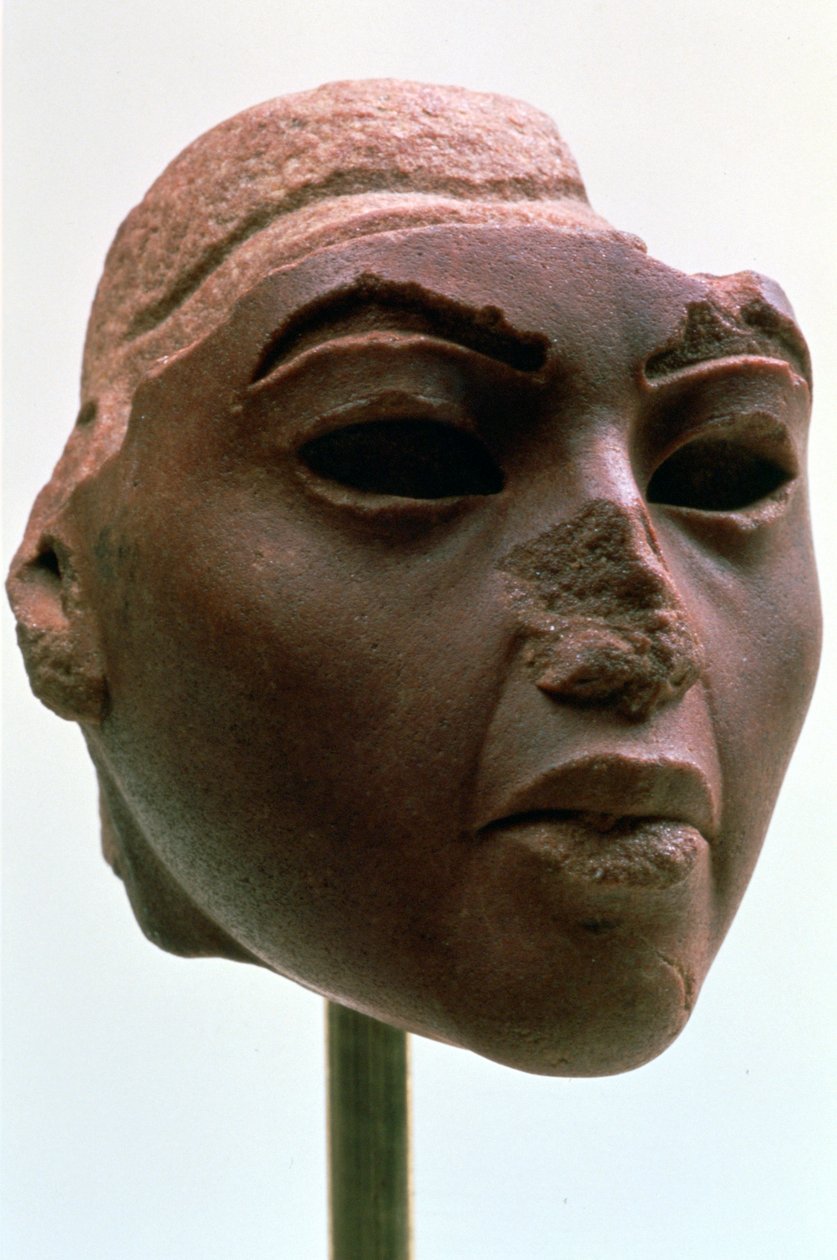 Kopf der altägyptischen Königin Tiye, um 1388-1340 v. Chr. von Unbekannt