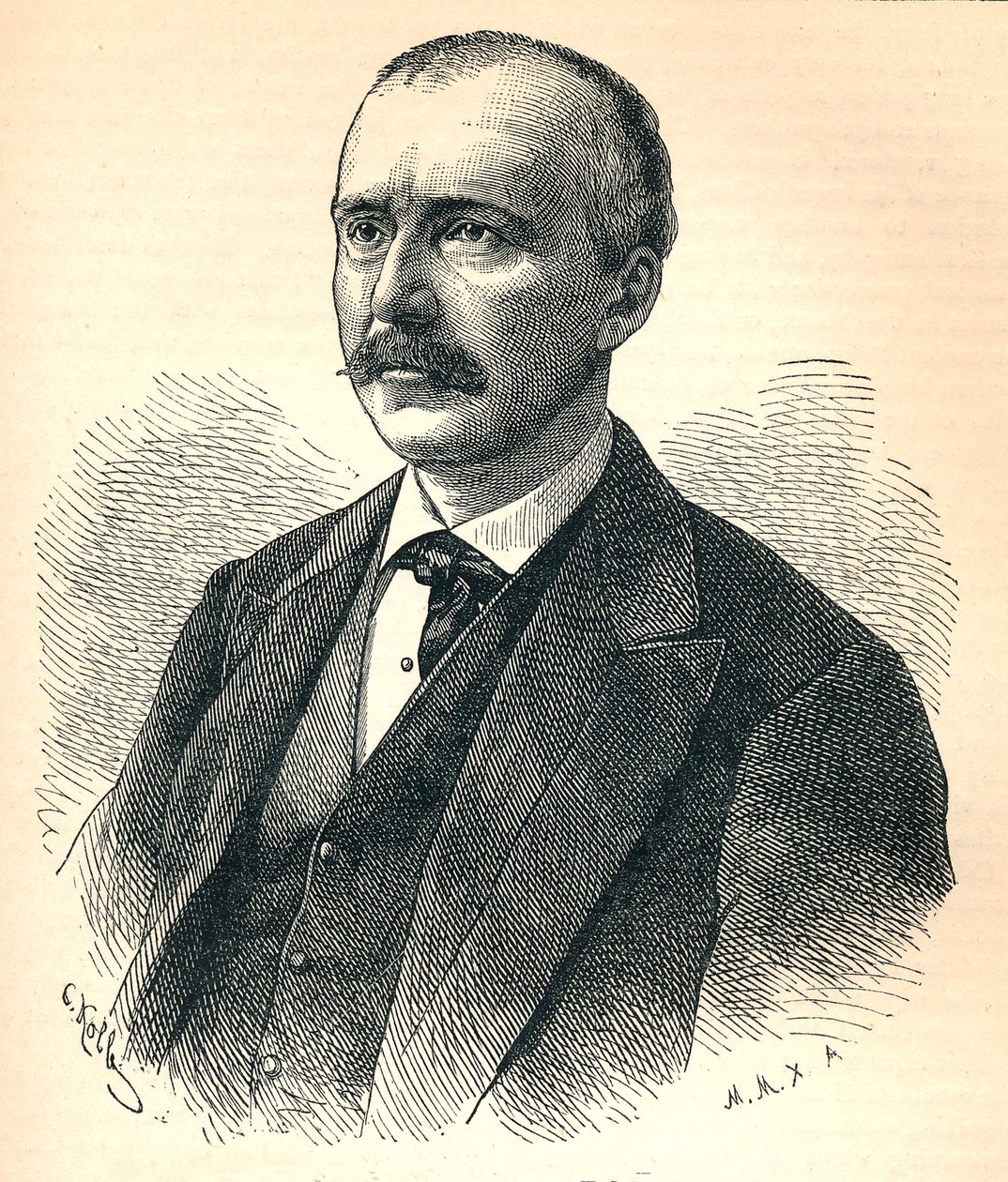 Heinrich Schliemann, 1822-1890, Deutscher Archäologe, 1893 von Unbekannt