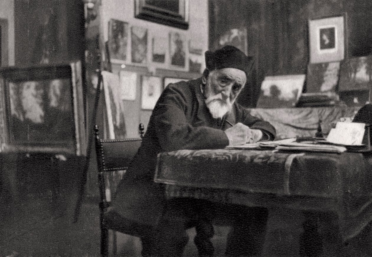 Henri-Joseph Harpignies, französischer Künstler, 1905 von Unbekannt