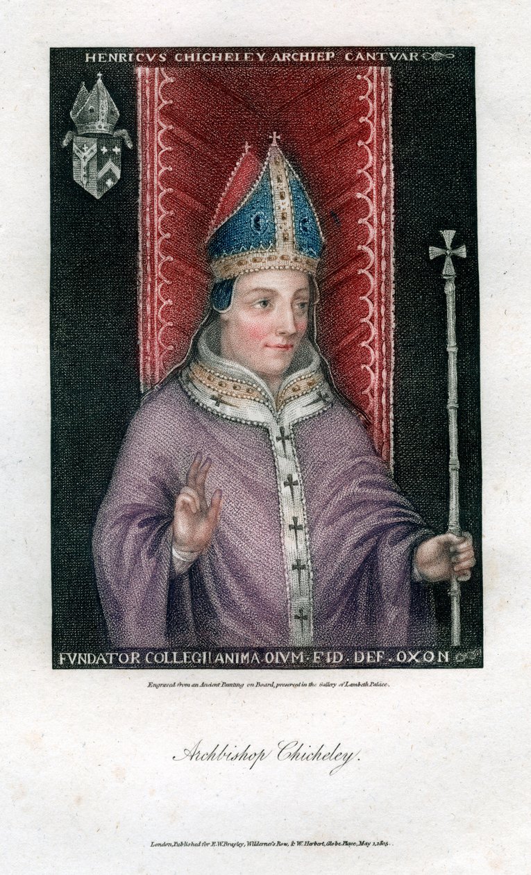 Henry Chicheley, Erzbischof von Canterbury, 1805 von Unbekannt