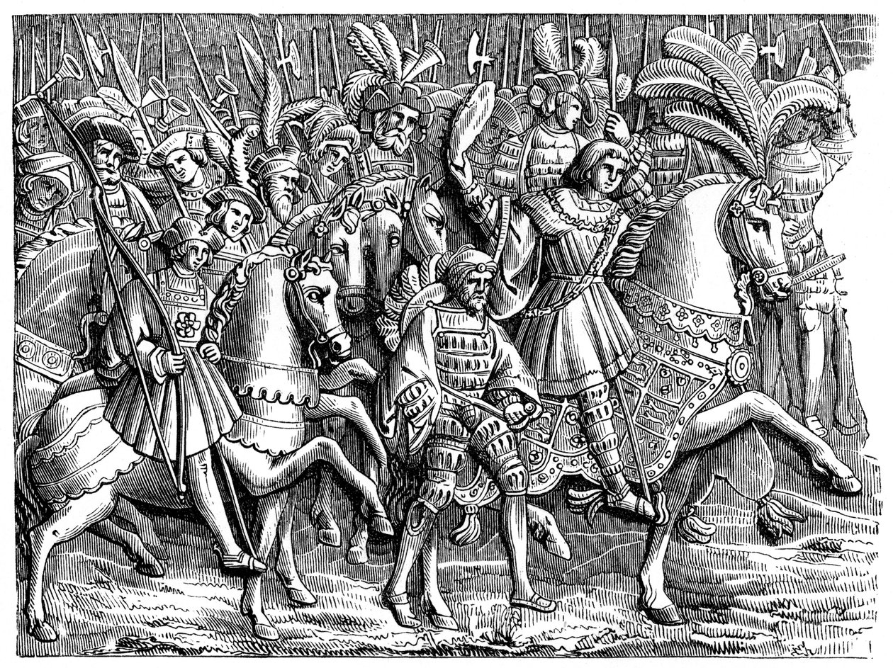 Heinrich VIII. im Feld des Goldenen Tuchs, 1520 von Unbekannt