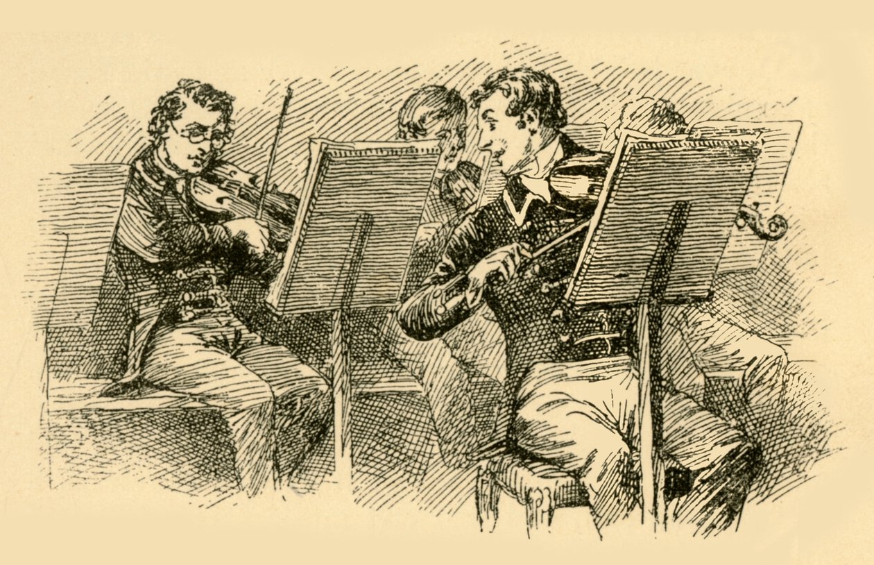 Sein geschicktes Spiel erregte die Aufmerksamkeit des Anführers, 1907 von Unbekannt