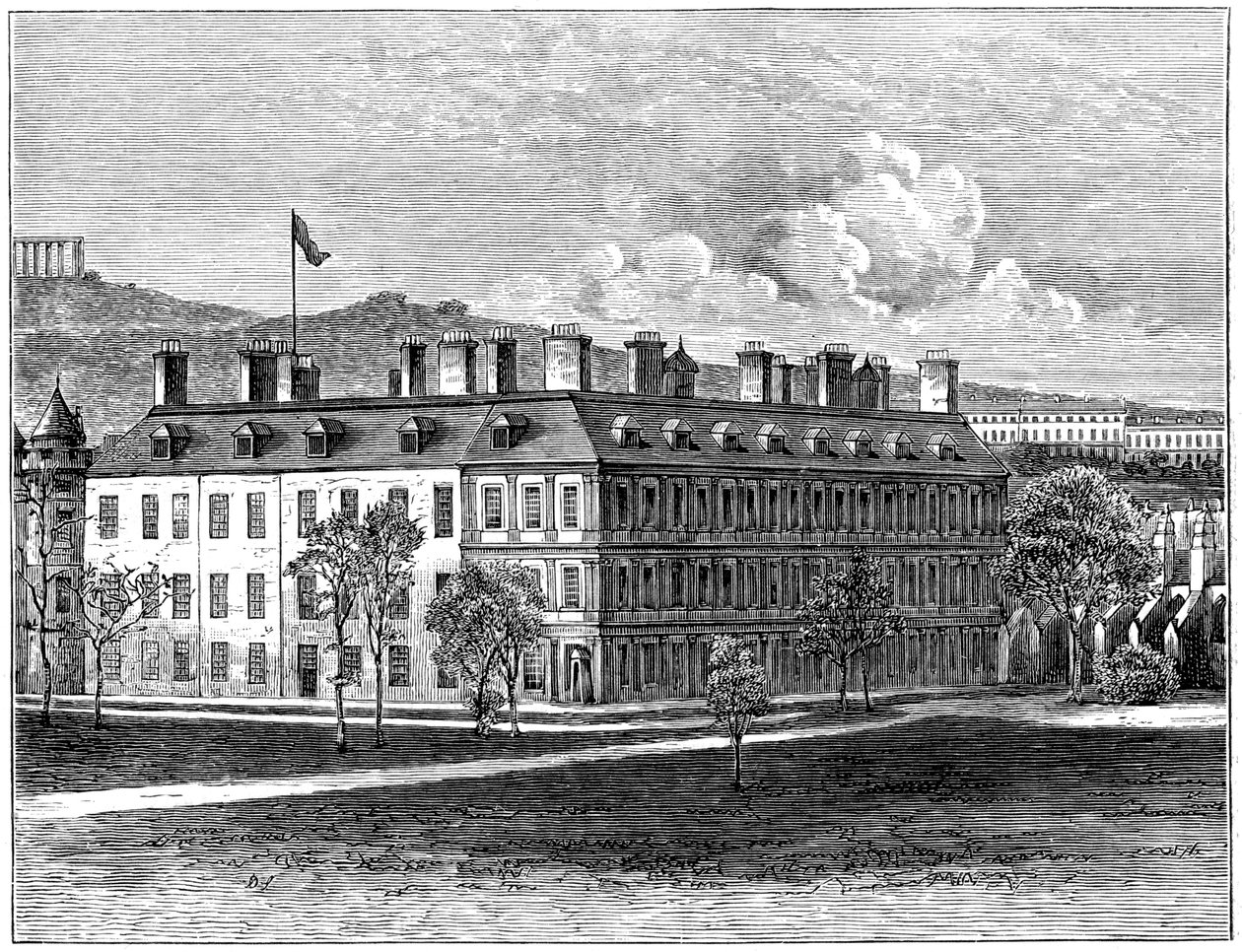 Holyrood Palace von Südosten, Edinburgh, 1900 von Unbekannt