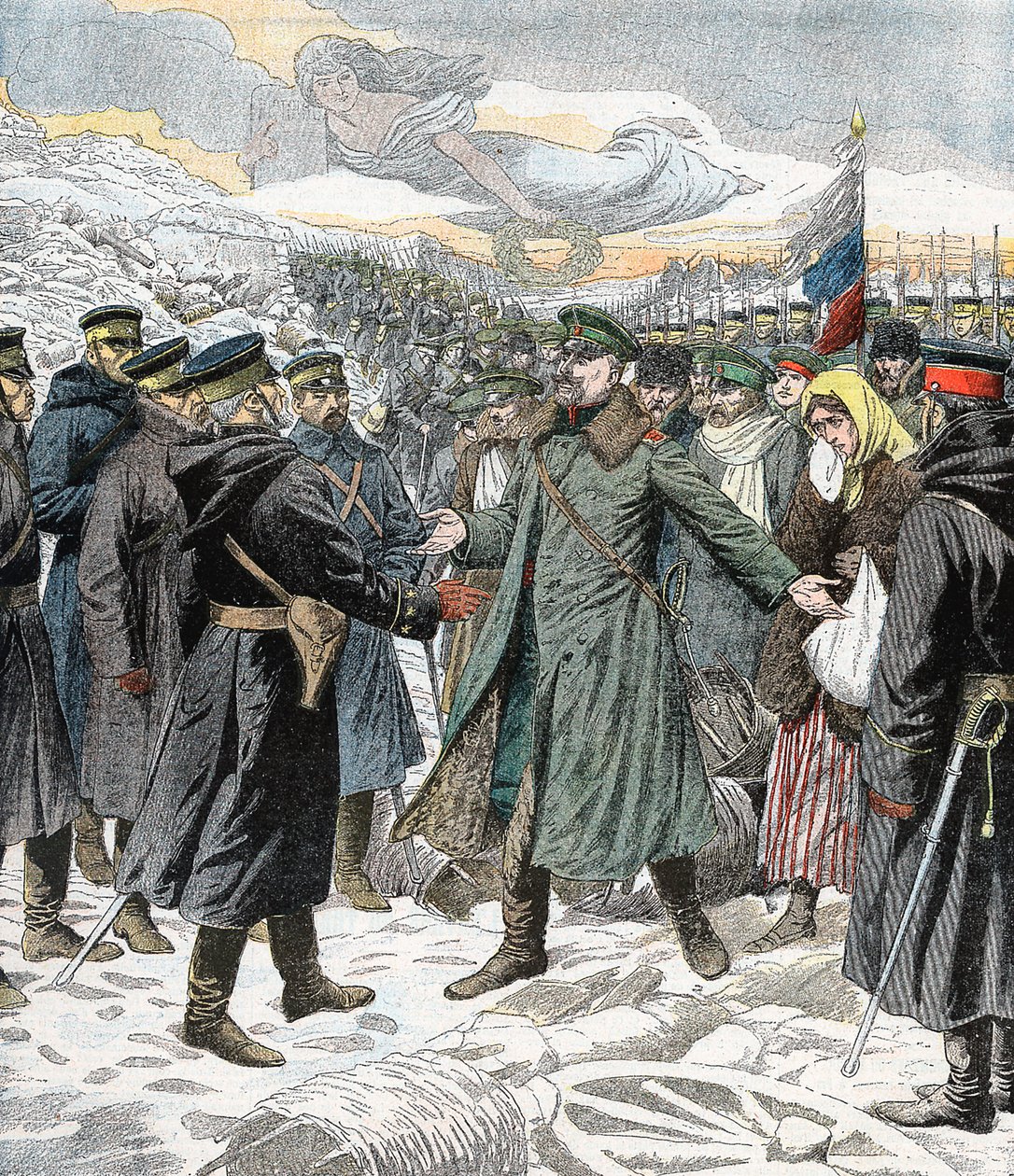 Ehrenvolle Kapitulation, Port Arthur, Russisch-Japanischer Krieg, 1904-5 von Unbekannt