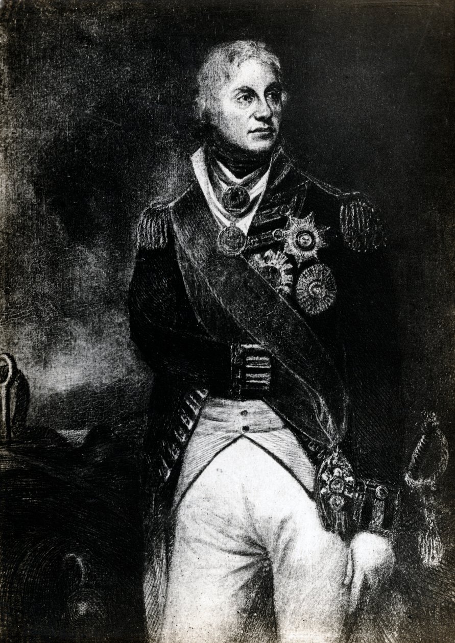 Horatio Nelson, 1. Viscount Nelson, englischer Marinekommandant von Unbekannt