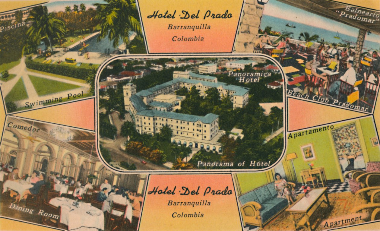 Hotel Del Prado, Barranquilla, Kolumbien, ca. 1940er von Unbekannt