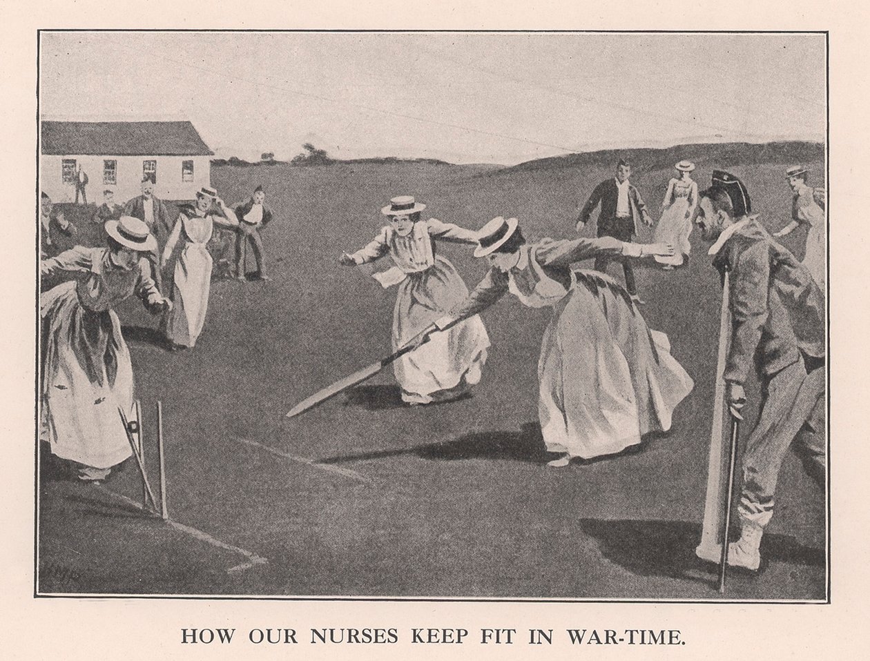 Wie unsere Krankenschwestern im Krieg fit bleiben, 1901-1912 von Unbekannt
