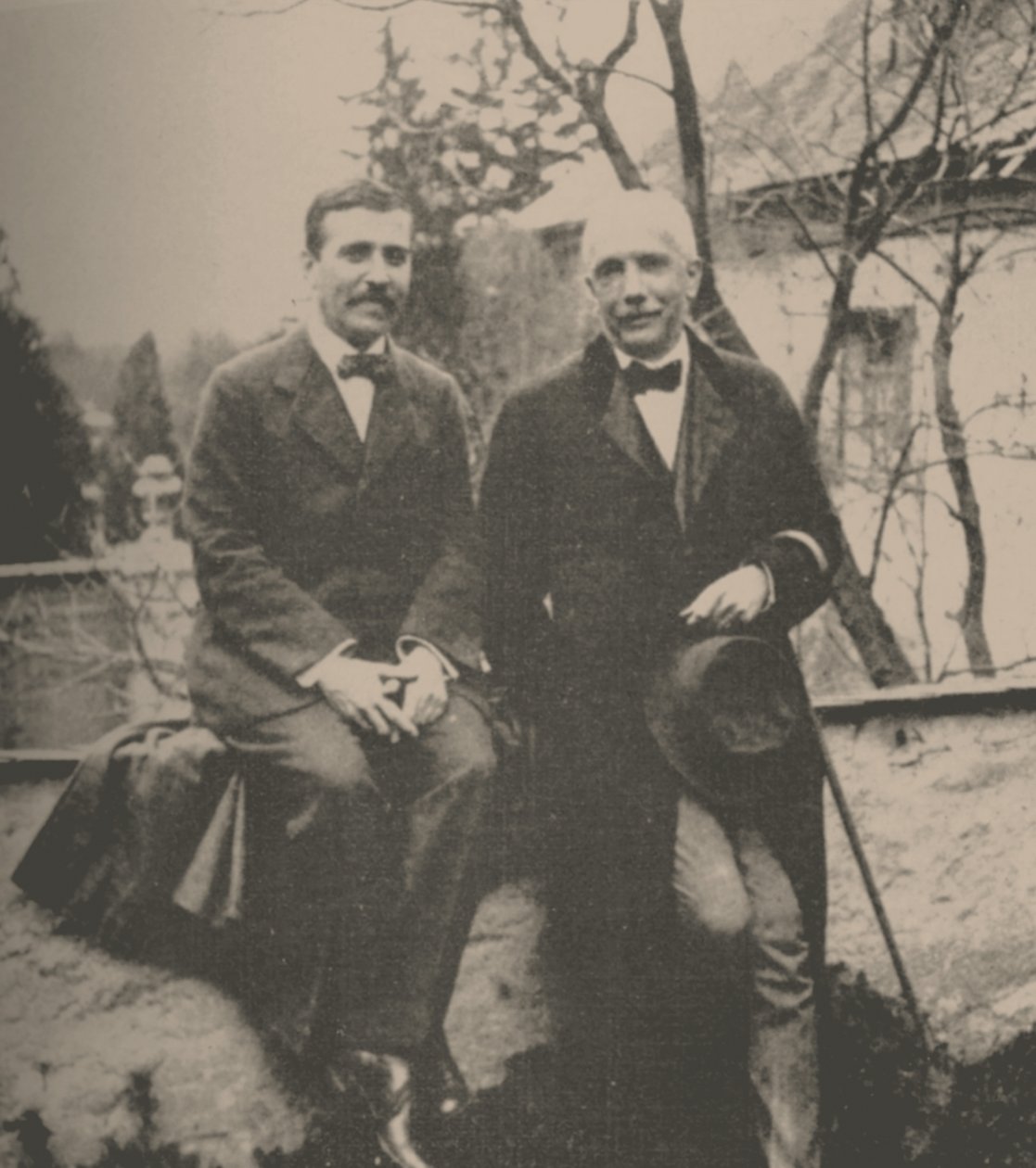 Hugo von Hofmannsthal 1874-1929 und Richard Strauss 1864-1949, 1912 von Unbekannt