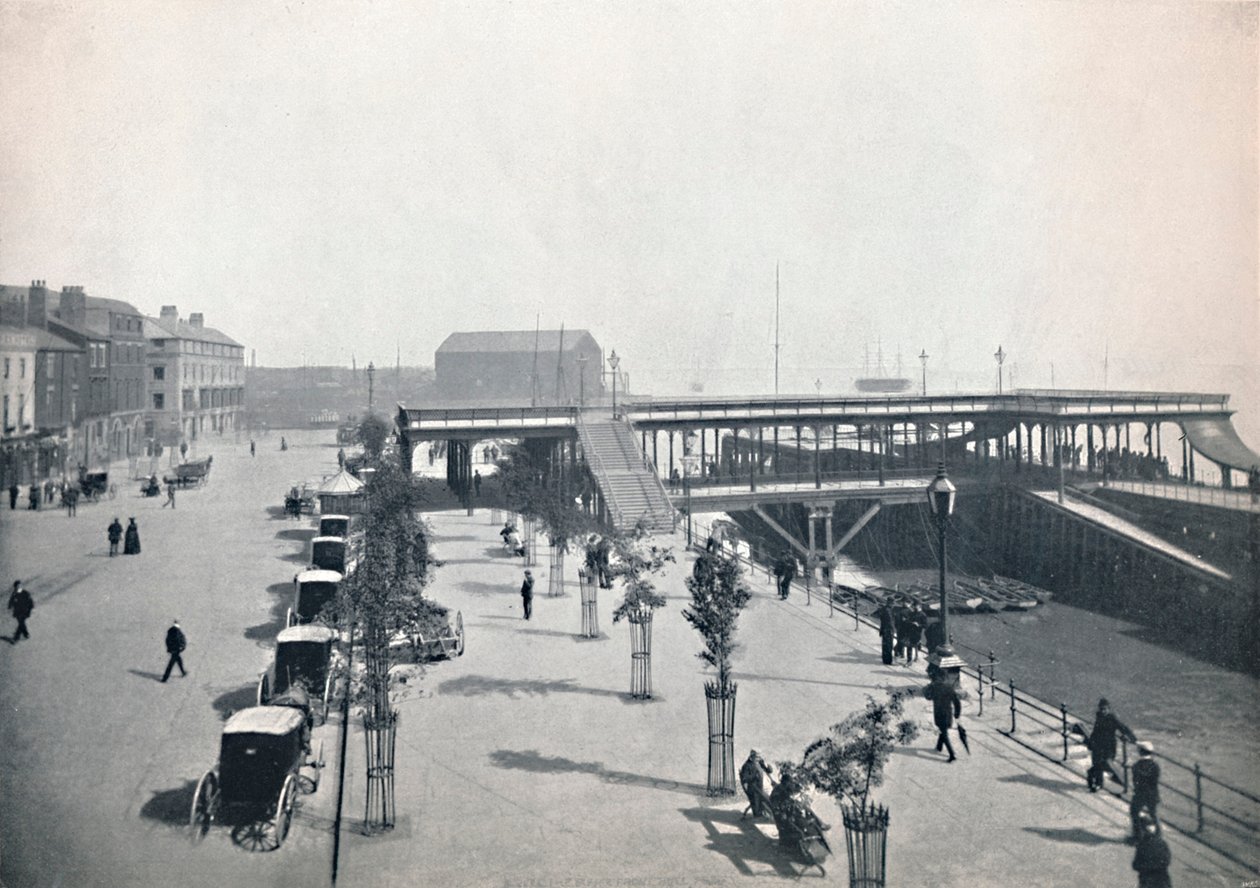 Hull - Der Pier und die Front, 1895 von Unbekannt