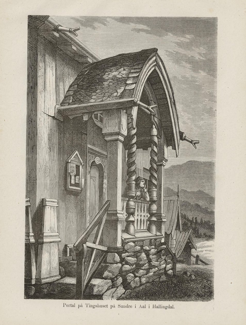 Illustration aus dem Buch Nordiska taflor von unbekanntem Autor und veröffentlicht von Albert Bonnier von Unbekannt